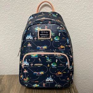 Disneyland 65th Anniversary Loungefly Convertible Backpack